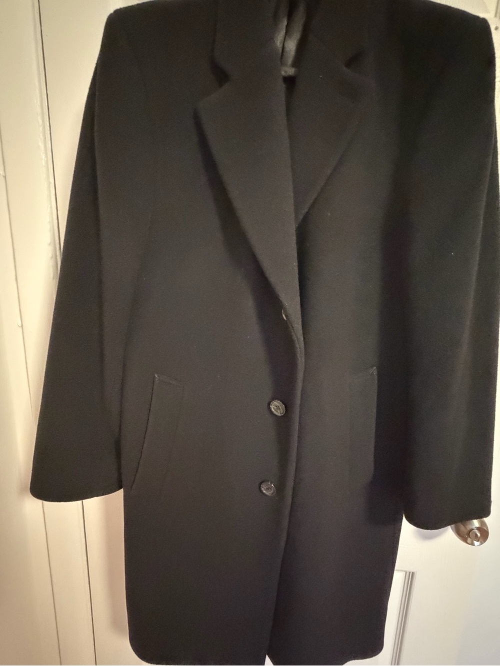 Michael Kors Black Wool Coat